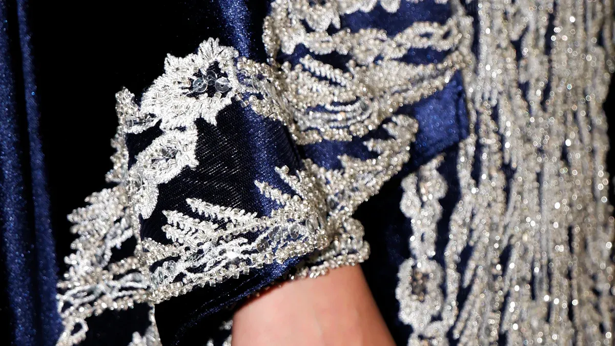 Custom Embroidered Knit Dress Overview