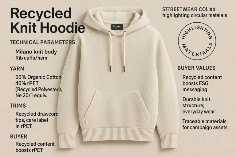 Recycled Hoodie Knit