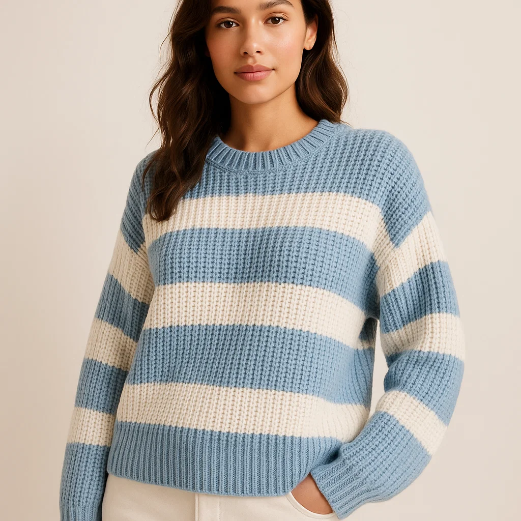 aerie-blue-and-white-striped-sweater2