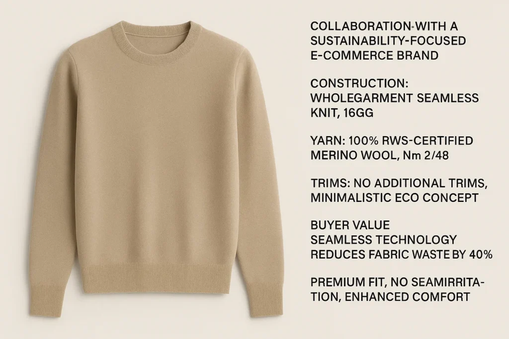 knit sweater case study