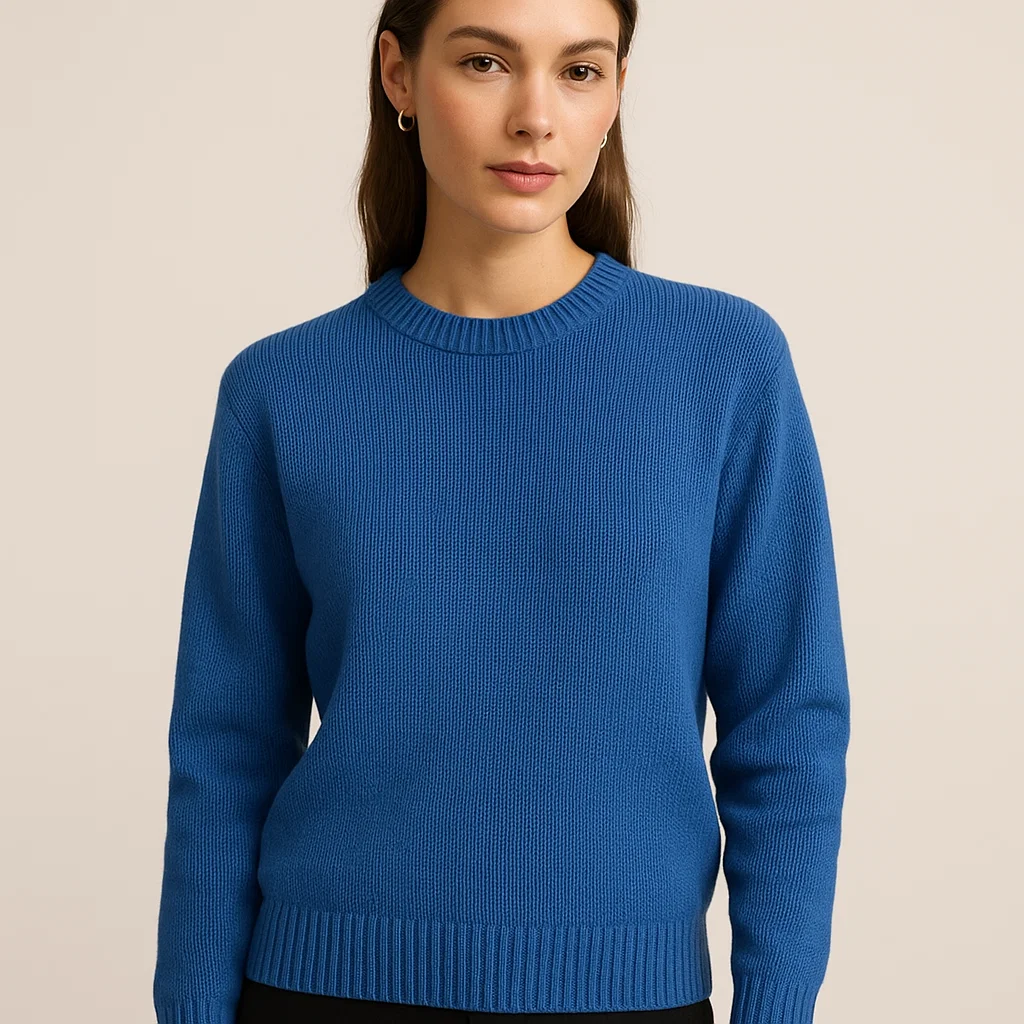 blue-knit-sweatshirt