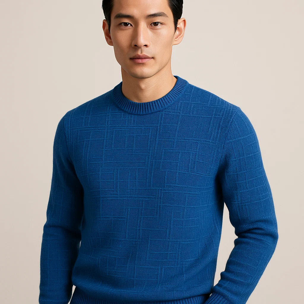 blue-print-sweater