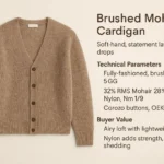 brushed mohair cardigan 2