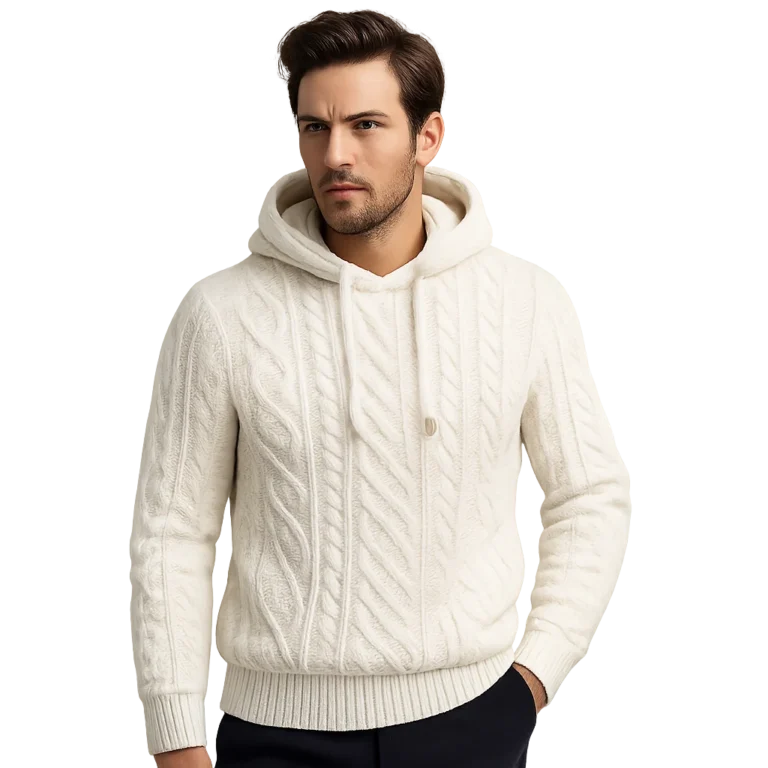 cable-knit-sweater-hoodie