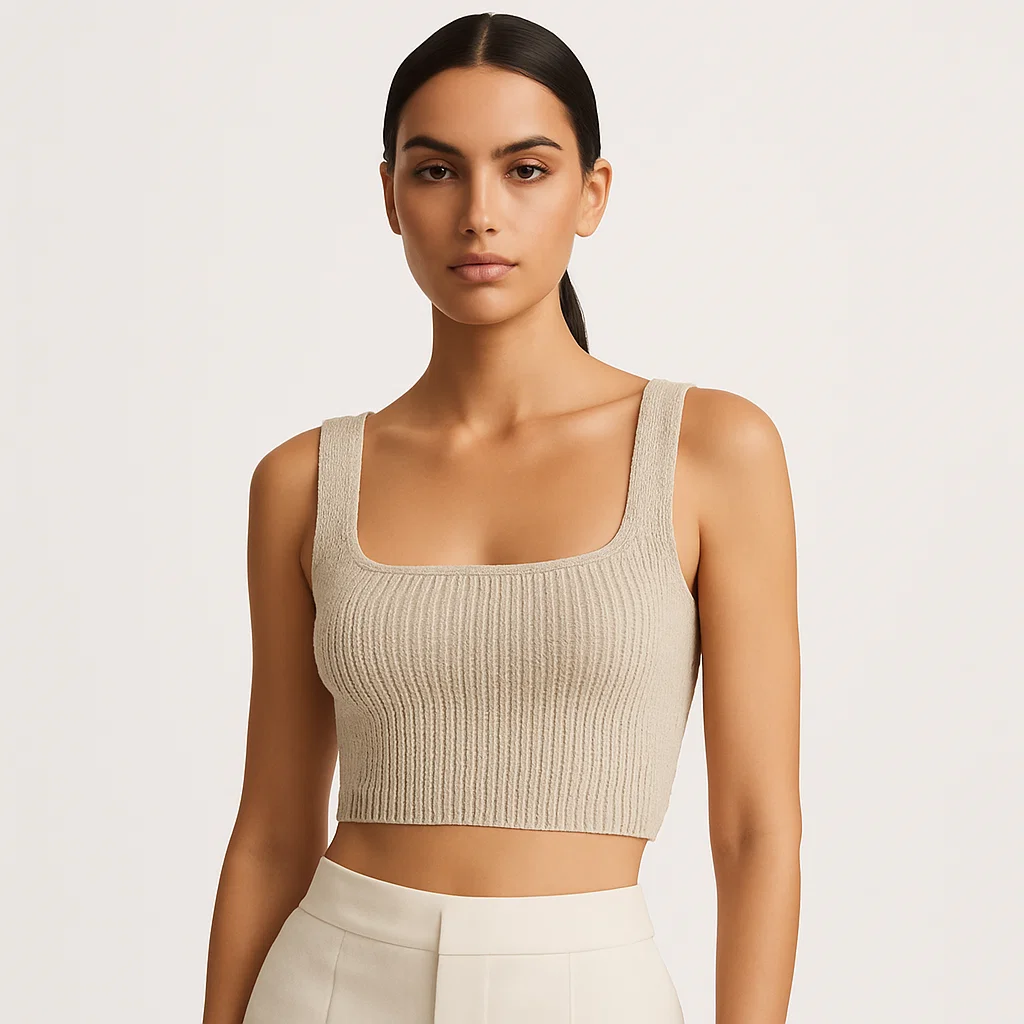 cropped-knit-tank