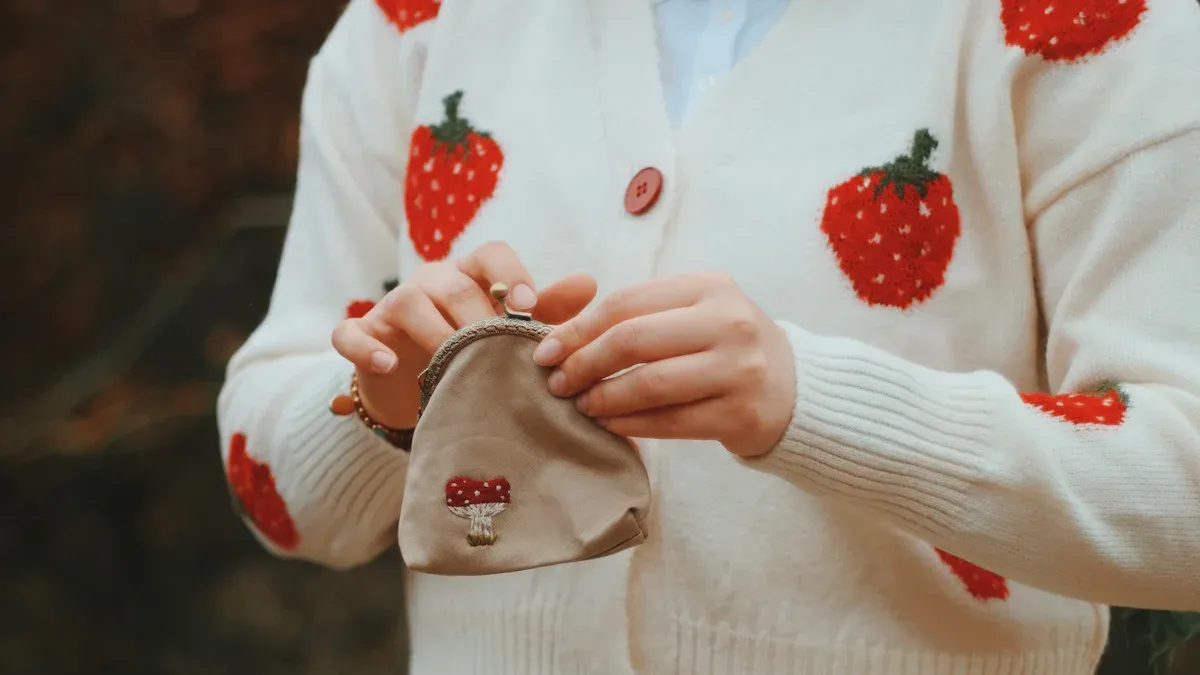 Custom Embroidered Knit Cardigan Ideas