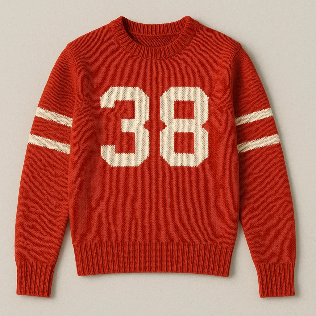 jersey knit sweater