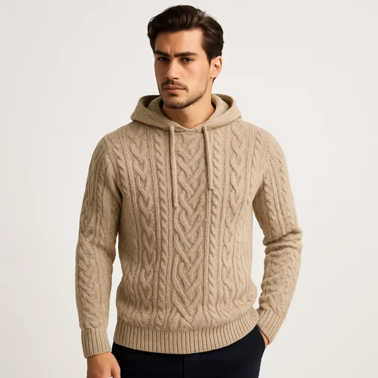 mens-cable-knit-hoodie