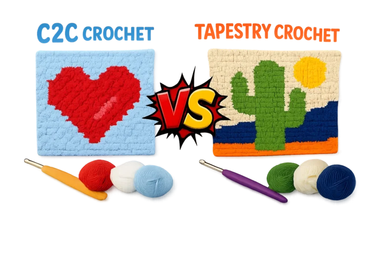 C2C vs Tapestry Crochet