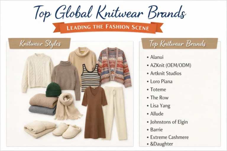 Top Global Knitwear Brands Leading the Fashion Scene 2026