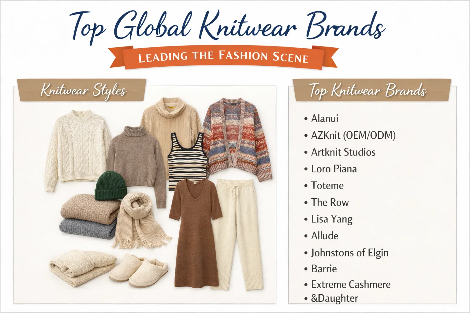 Top Global Knitwear Brands Leading the Fashion Scene 2026