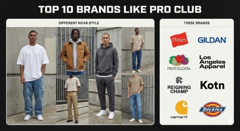 top 10 brands like pro club