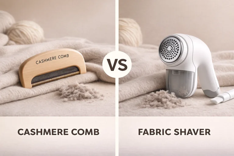 Cashmere Comb vs Fabric Shaver