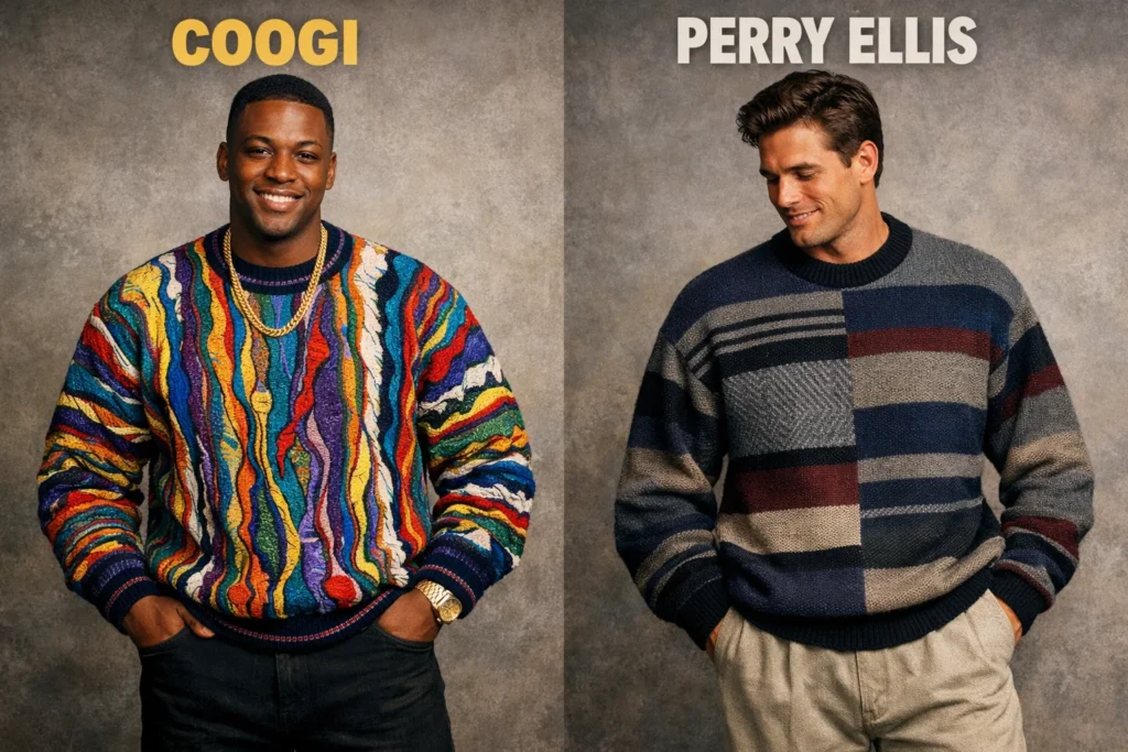 Coogi vs Perry Ellis The Bill Cosby Sweater