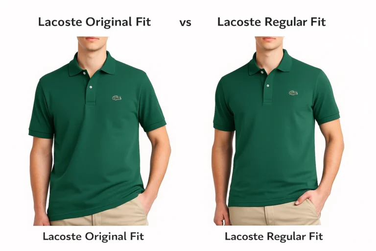 Lacoste Original vs Regular Fit Polo