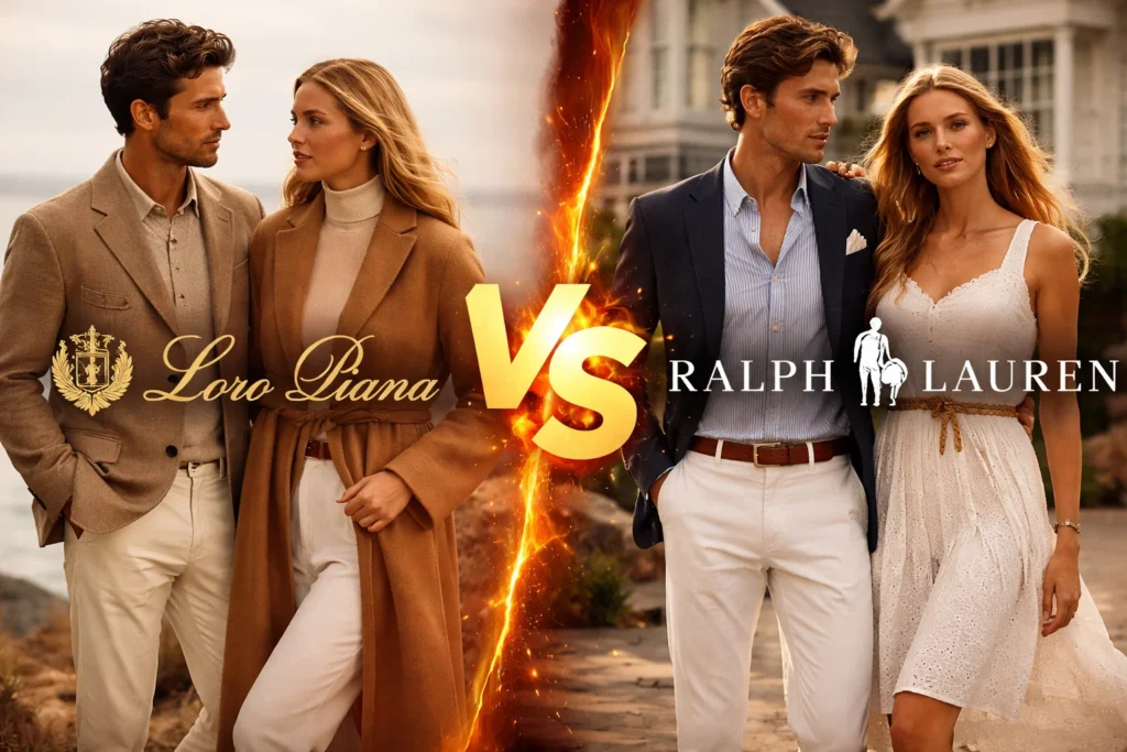 Loro Piana vs Ralph Lauren knit gauge style method