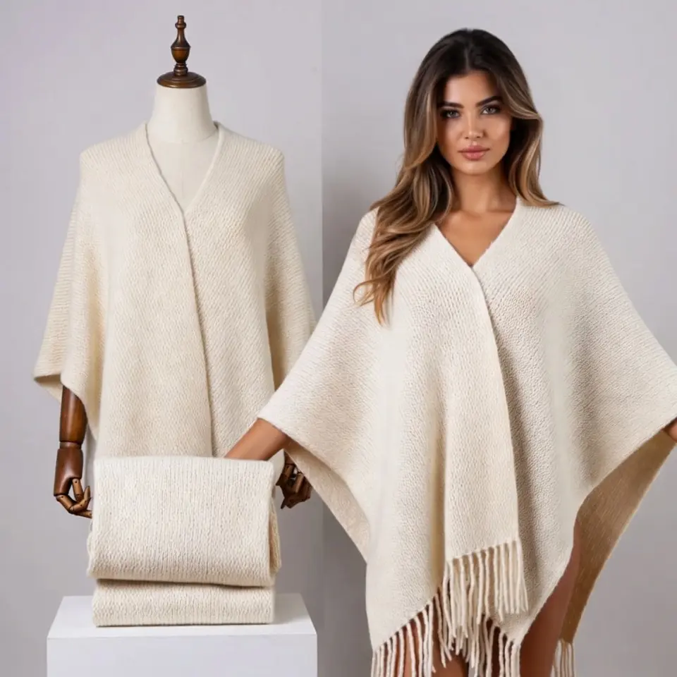 cashmere-poncho