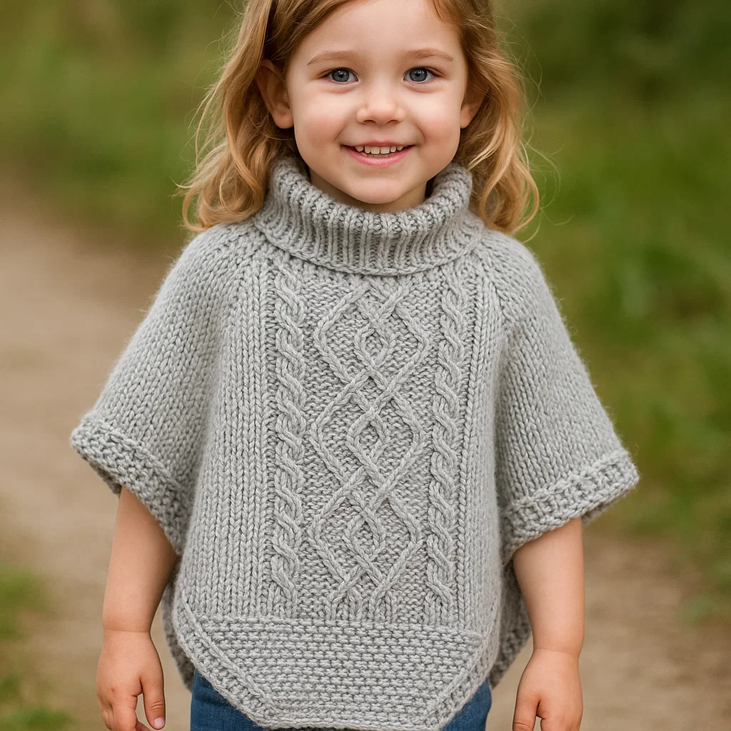 childrens-poncho-knitting-pattern
