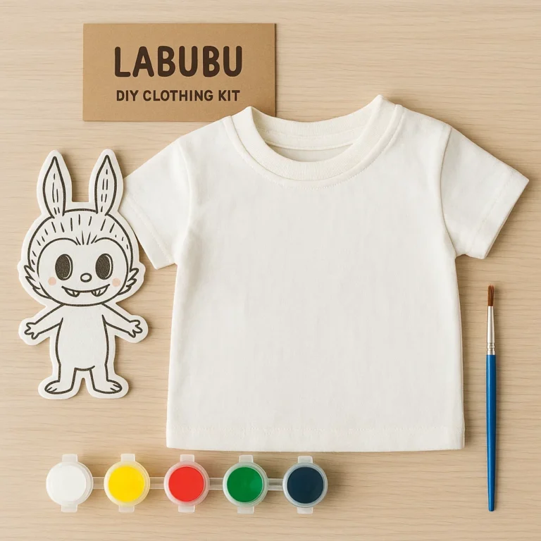 labubu-diy-clothing-kit-blank-cotton-tshirt