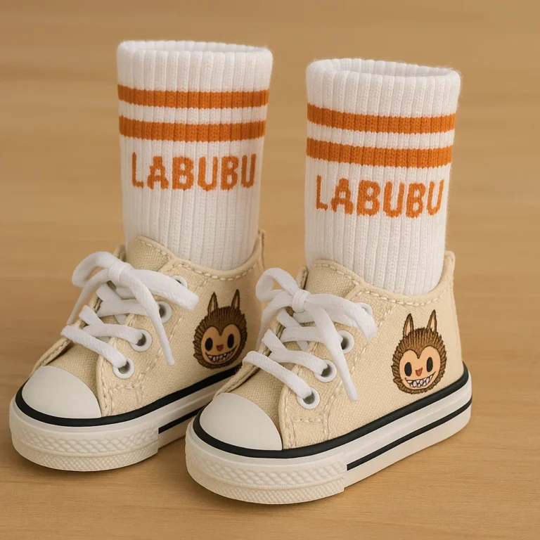 labubu-shoes-socks-canvas-sneakers-tube-socks