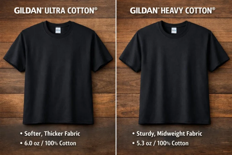 How to Choose Between Gildan Ultra Cotton and Heavy Cotton