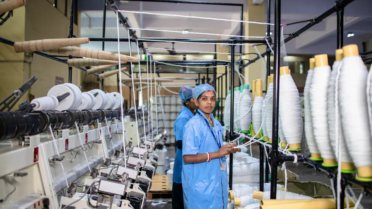 What is the minimum order quantity for yarn suppliers in 2025