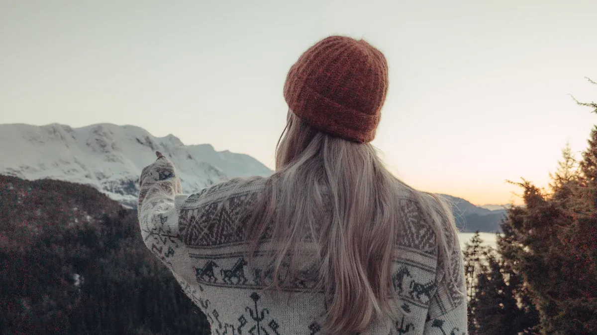 Choosing Cozy Nordic Knitwear