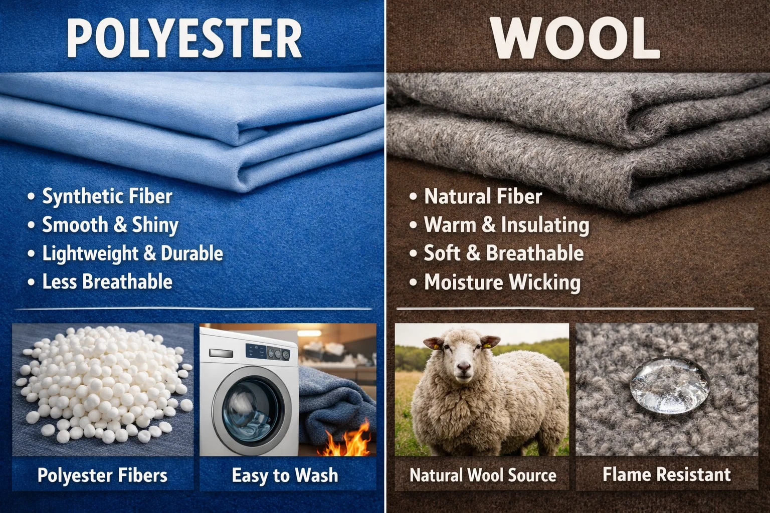 Polyester vs Wool Which Fabric Breathes Better