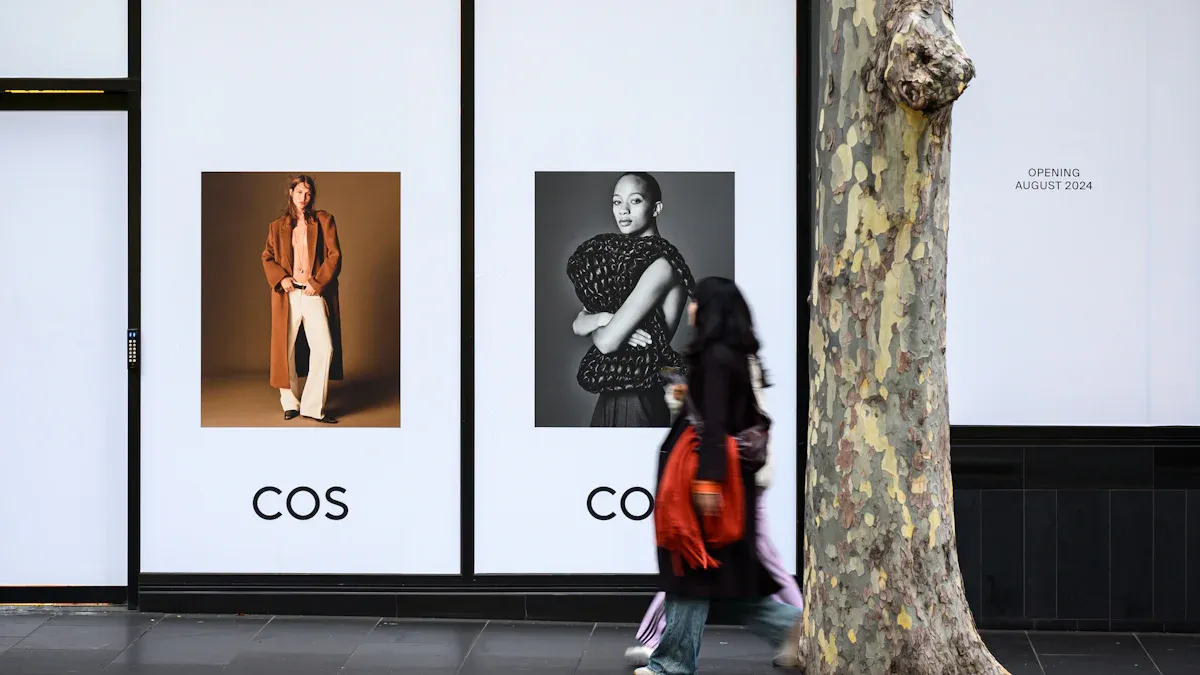Compare minimalist brands like COS