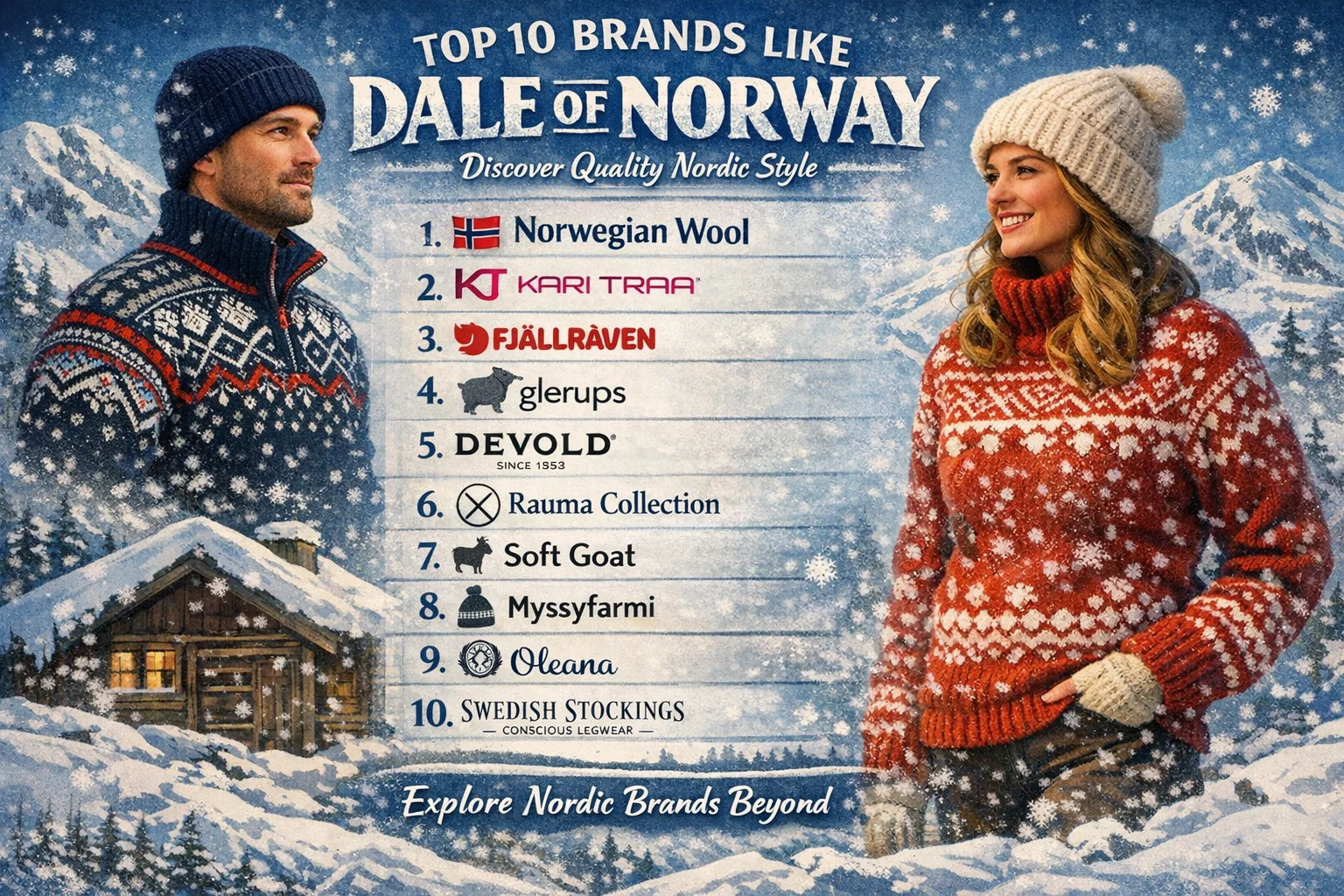 Top 10 Brands Like Dale of Norway for Nordic Knitwear in 2026