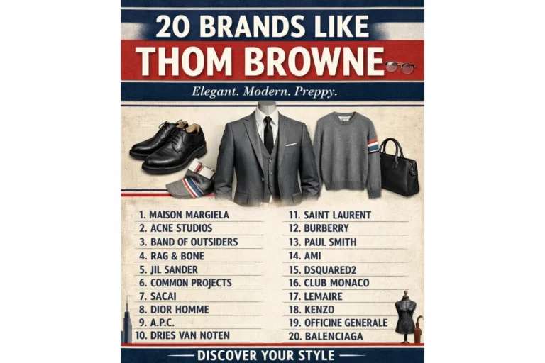 20 Must-Know Brands Like Thom Browne for Sleek Suiting