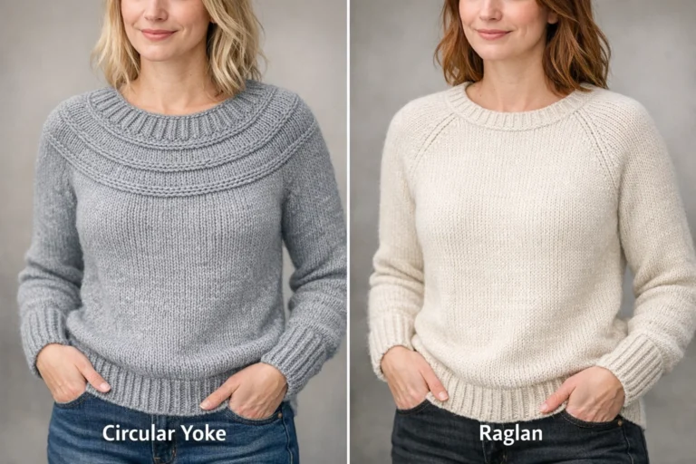 Choosing the Best Fit for Your Sweater Circular Yoke or Raglan