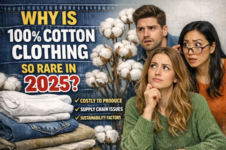 Why Is 100% Cotton Clothing So Rare in 2025