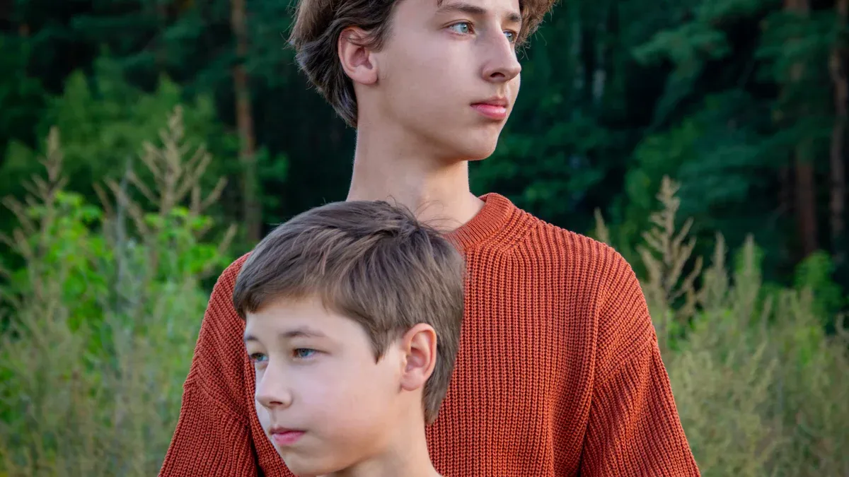 How do brands design and produce matching knitwear sets