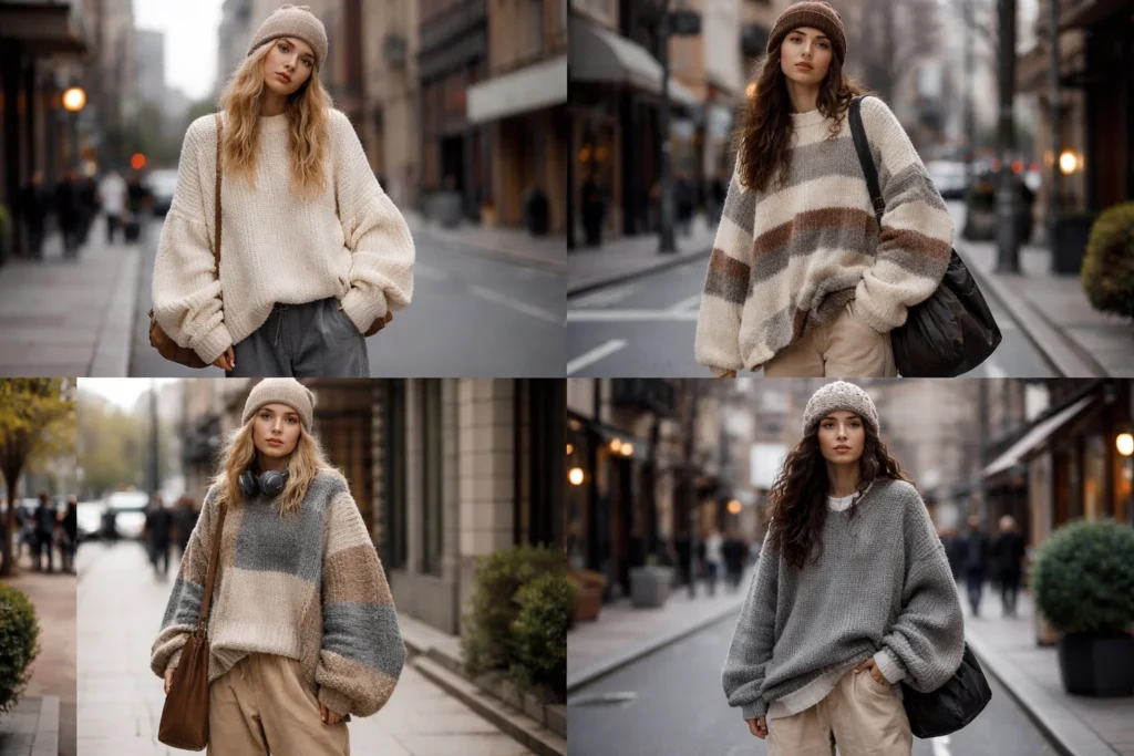 baggy clothes knitwear sweater