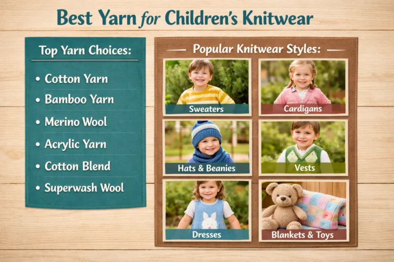 best yarns for kids knitwears