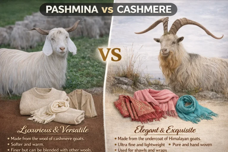 Cashmere vs Pashmina Explained: What Sets Them Apart
