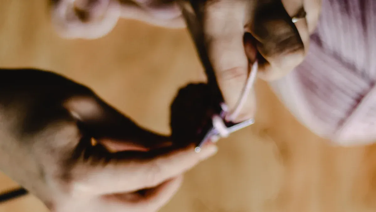 Fixing uneven knitting tension