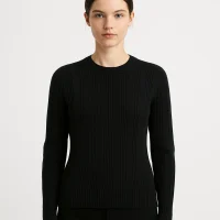 black-striped-sweater