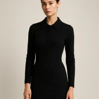 black-uniform-dress-oem-factory