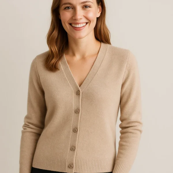 cashmere cardigan