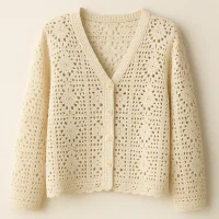 cotton-crochet-cardigan-custom-knitwear-oem