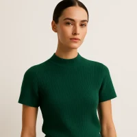 green-knit-top