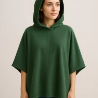 green-poncho-with-hood