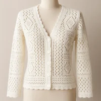 white-crochet-cardigan-custom-knitwear-oem